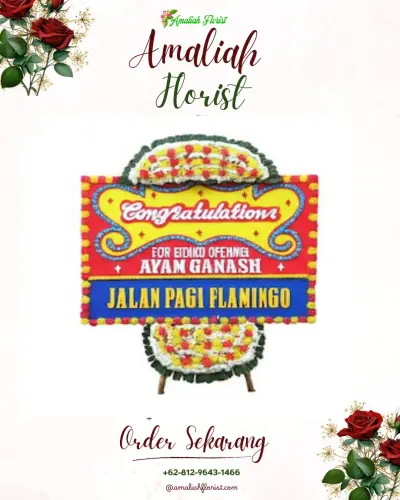 Bunga Papan Congratulation di Purus